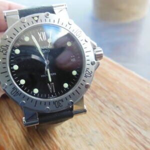 MOVADO VIZIO 37MM BLACK DIAL MEN'S WATCH 84.C2-888 STAINLESS STEEL